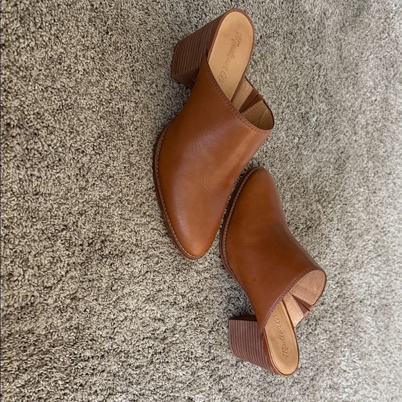 Madewell Brown Leather Mules - Picture 7 of 7